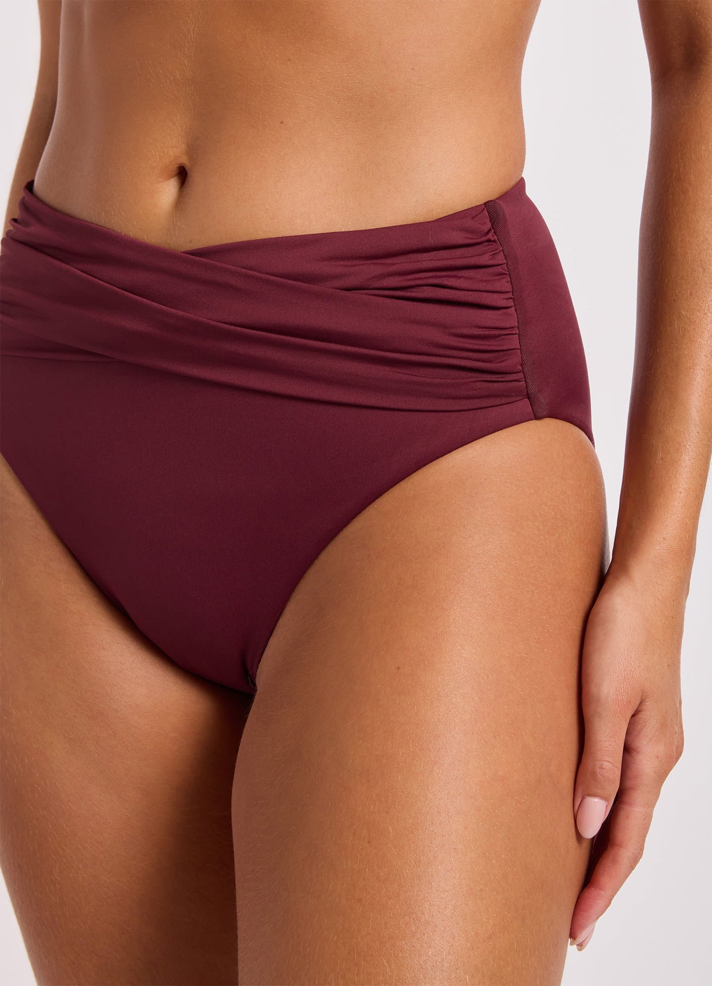 Seafolly Collective High Waist Wrap Front Bikini Bottom