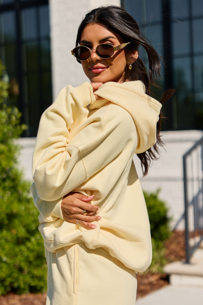 Everyday Ease Yellow Hoodie
