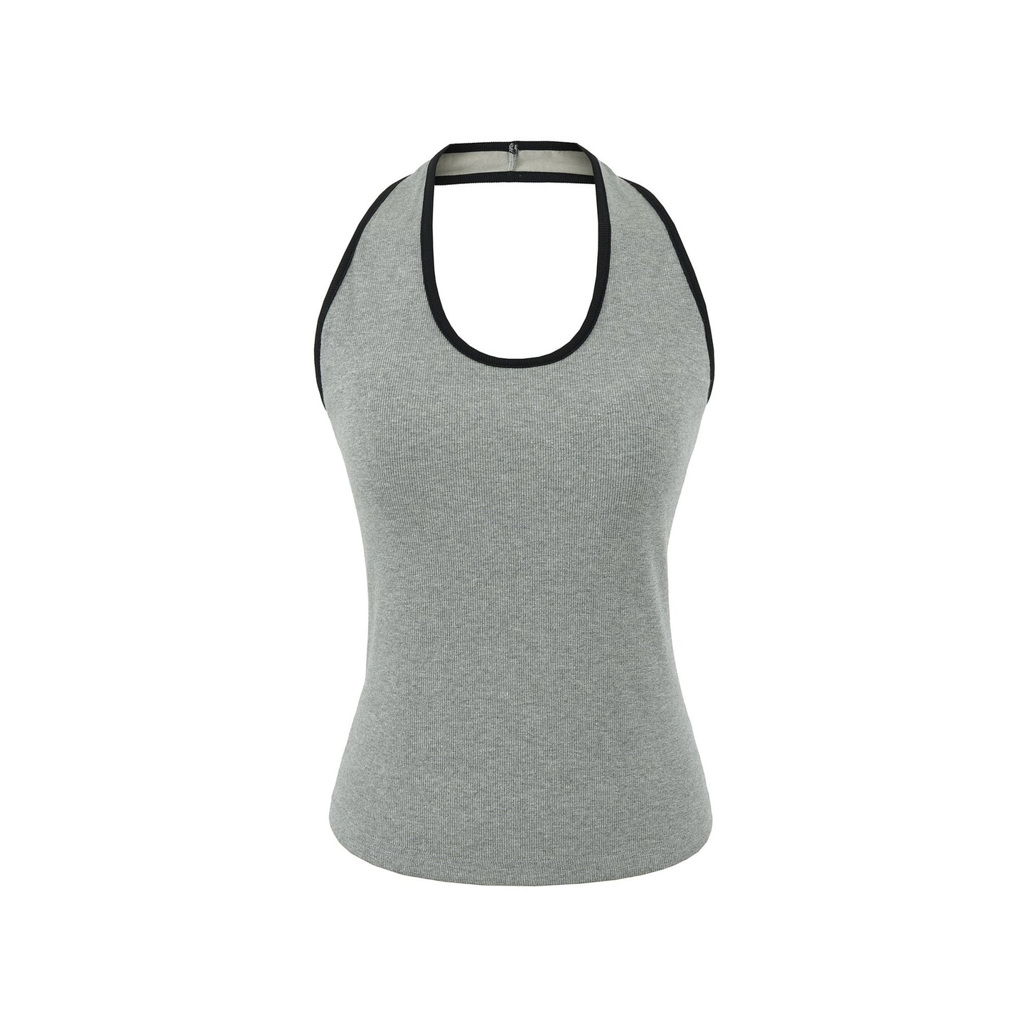 Sleeveless slim fit top