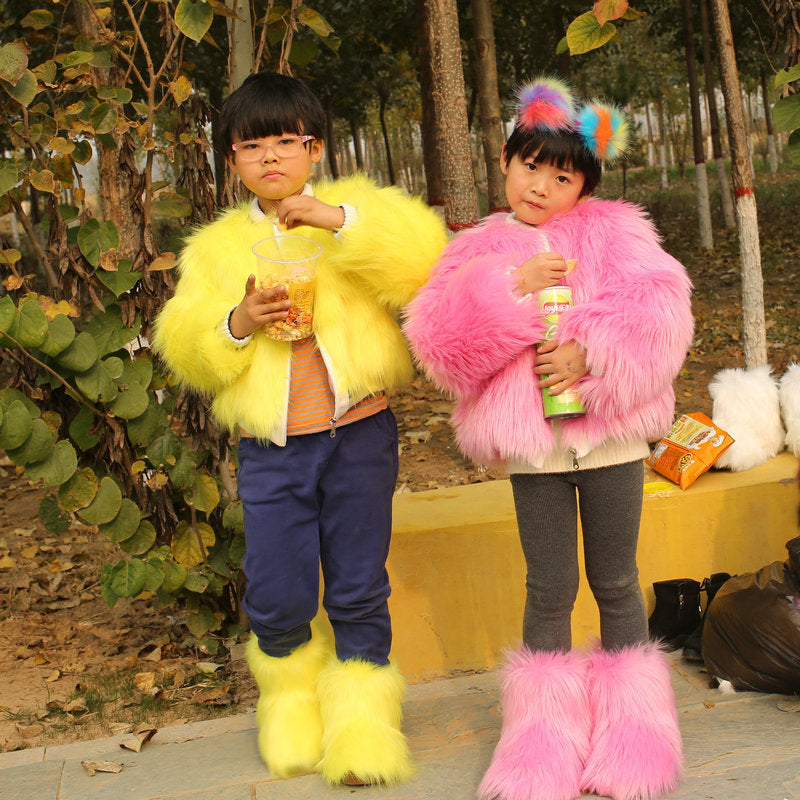 Kids' Faux Fur Coat