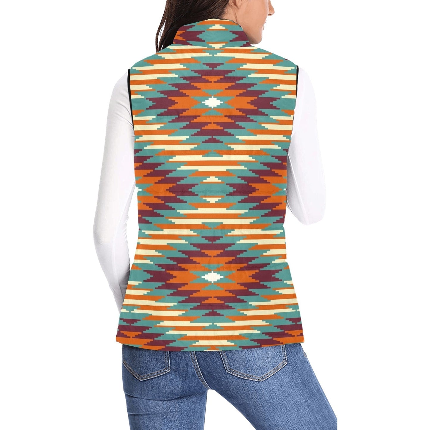 Baha Ranch Chama Valley Aztec Puffy Vest