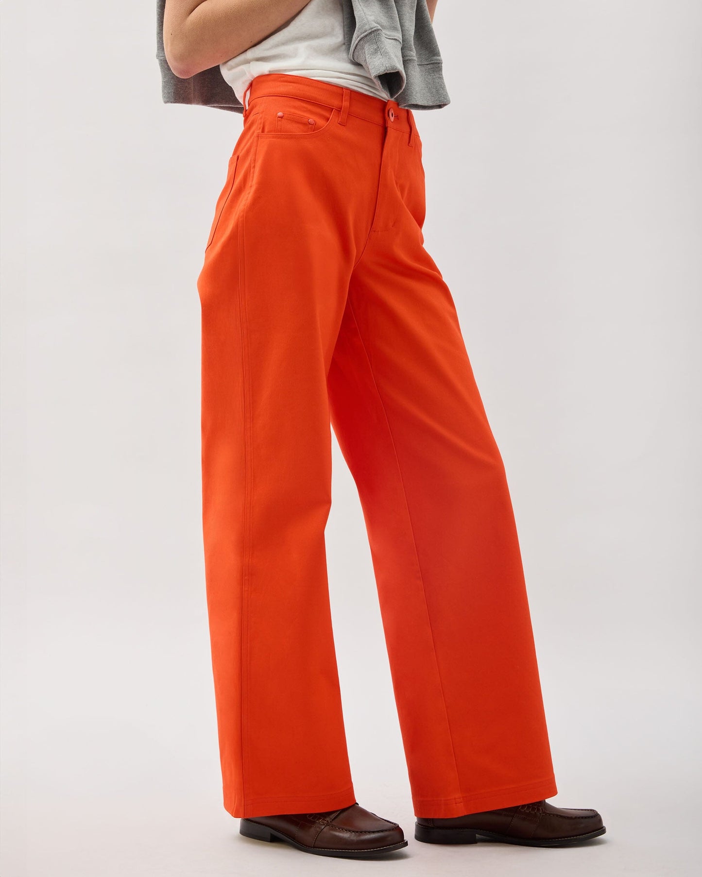 Womens Tracy Twill Pant - Stretch Cotton Twill - Heirloom Red