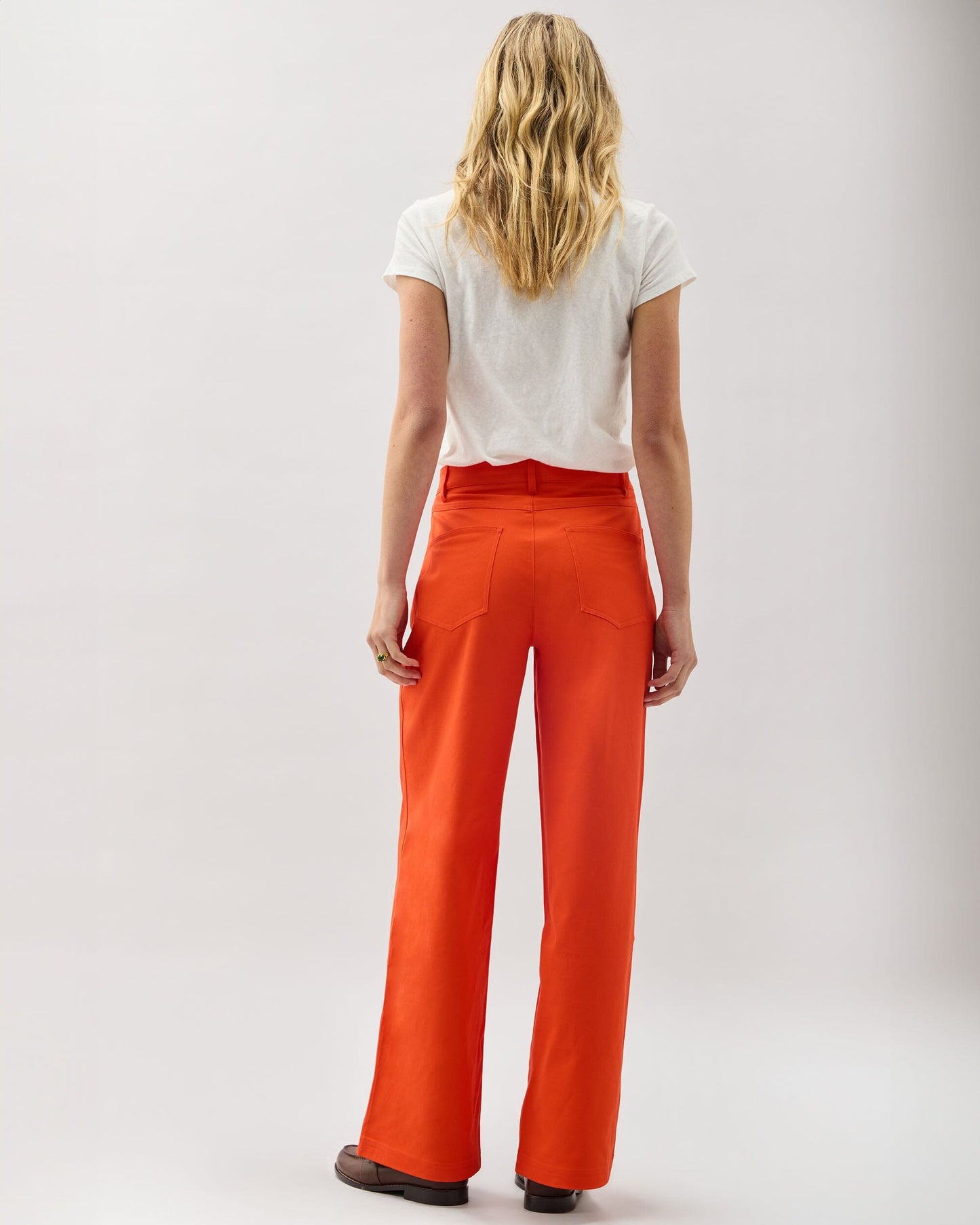 Womens Tracy Twill Pant - Stretch Cotton Twill - Heirloom Red
