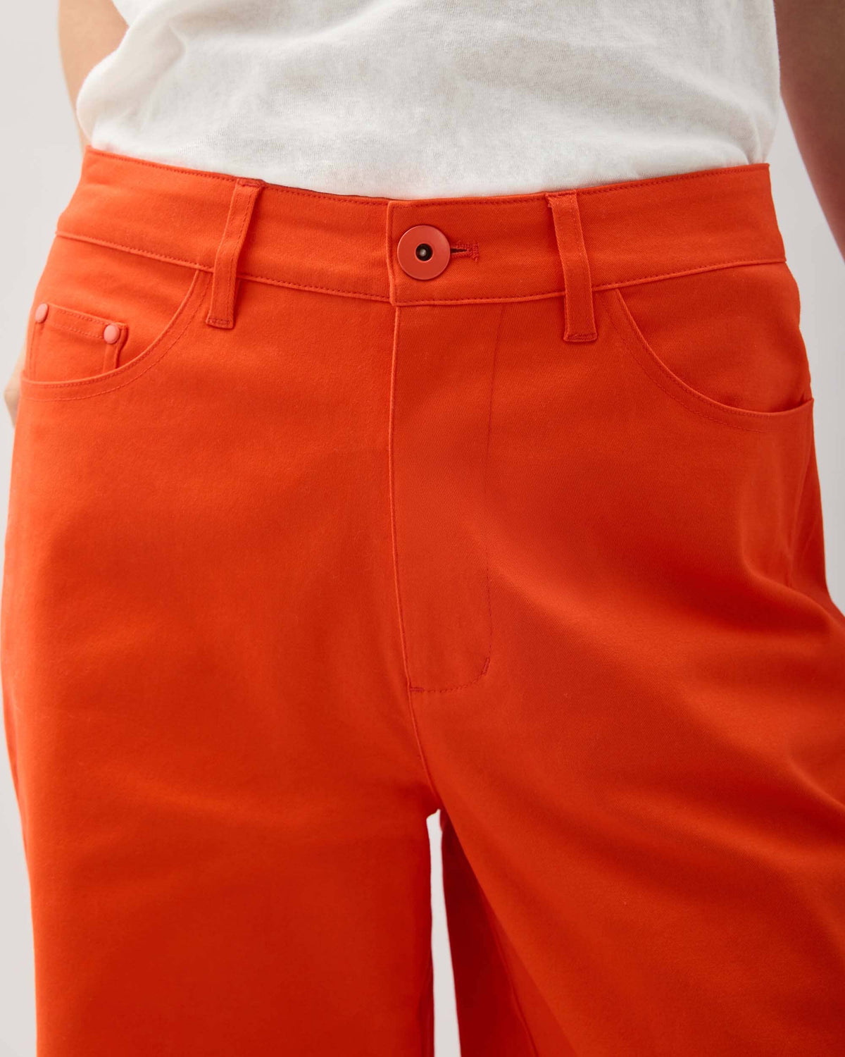 Womens Tracy Twill Pant - Stretch Cotton Twill - Heirloom Red