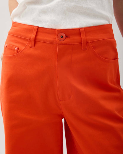 Womens Tracy Twill Pant - Stretch Cotton Twill - Heirloom Red