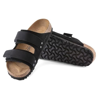 Birkenstock Unisex Uji Nubuck Leather Black