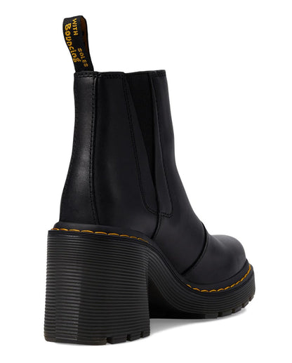 Dr. Martens Spence Leather Flared Heel Chelsea Boots