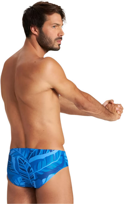 Arena Men's Tropical Brief Swimsuit - Royal Multi - FINAL SALE