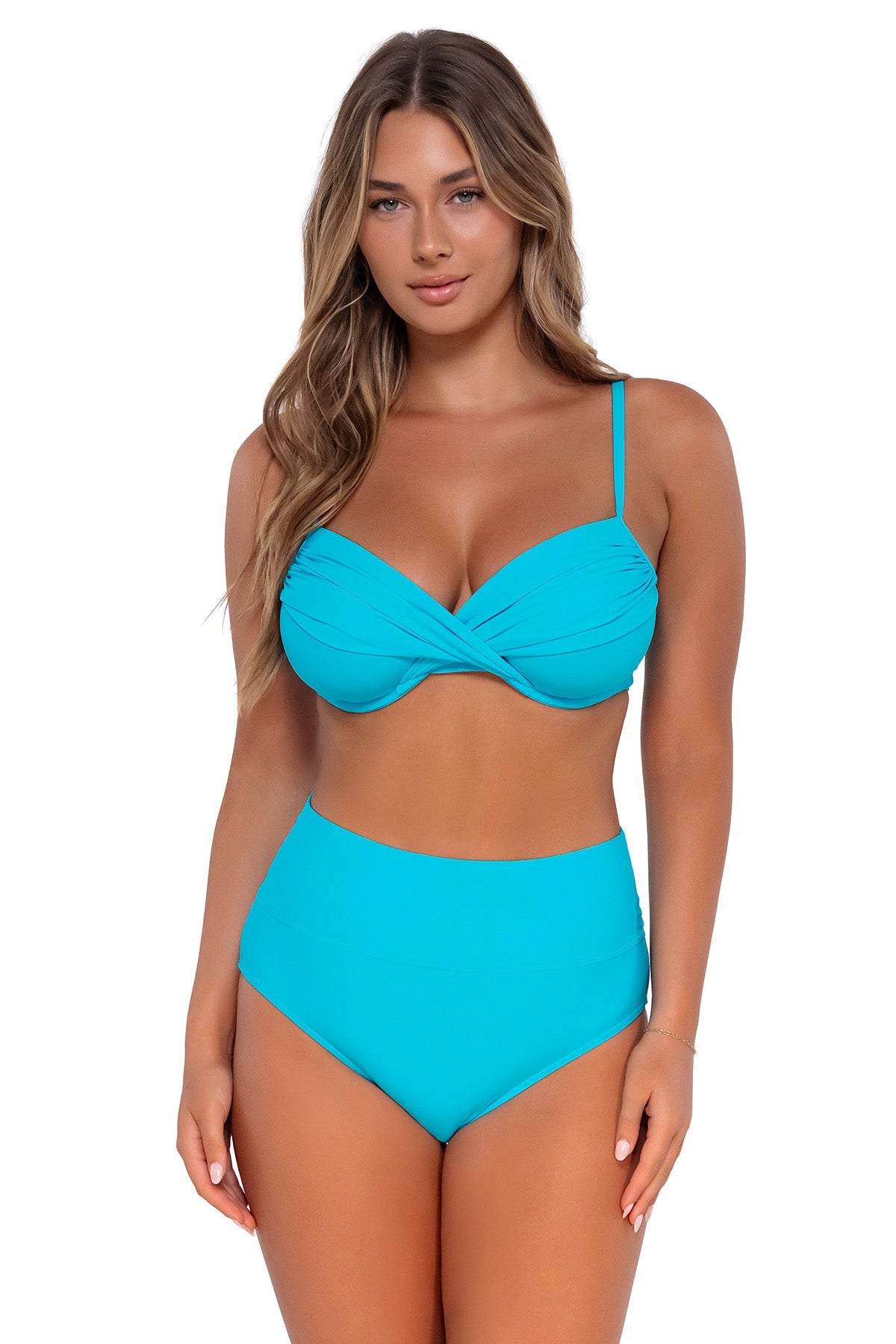 Sunsets Crossroads D/DD Cup Underwire Top - Blue Bliss - FINAL SALE
