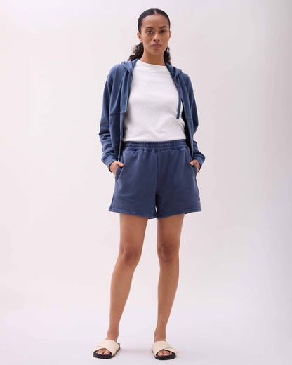 Womens Recycled Fleece Sweatshort - Recycled Fleece - Mineral Moonlit Ocean