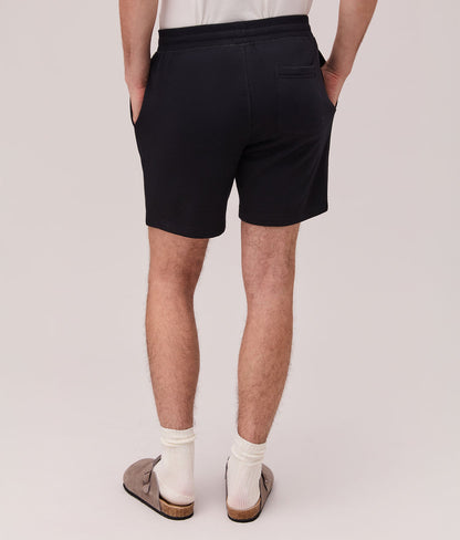 Mens Recycled Fleece Sweatshort - Recycled Fleece - Black