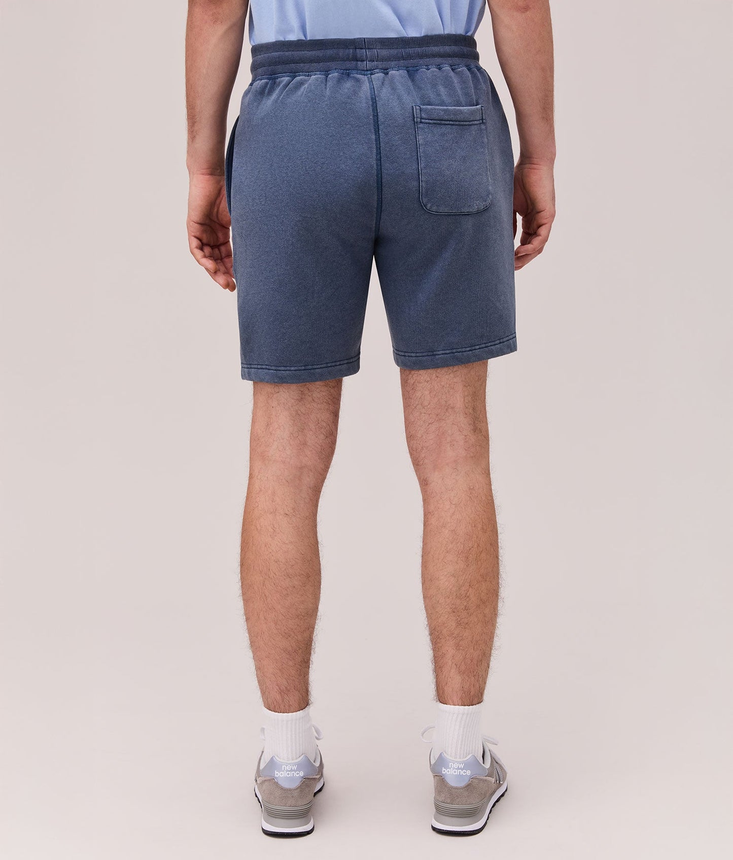 Mens Recycled Fleece Sweatshort - Recycled Fleece - Mineral Moonlit Ocean