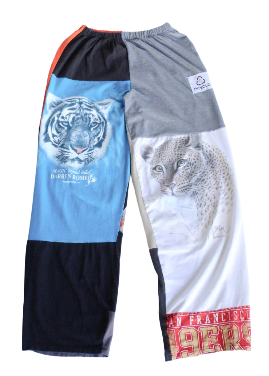 American Recycled Clothing Graphic Tee Pants  - Assorted