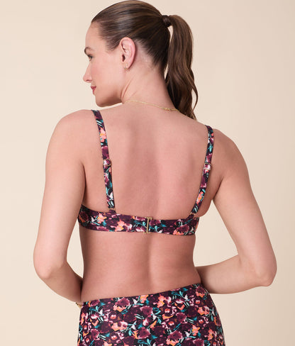 Andie X Lands’ End Tugless Molki Bikini Top - Eco Nylon - Multi Floral