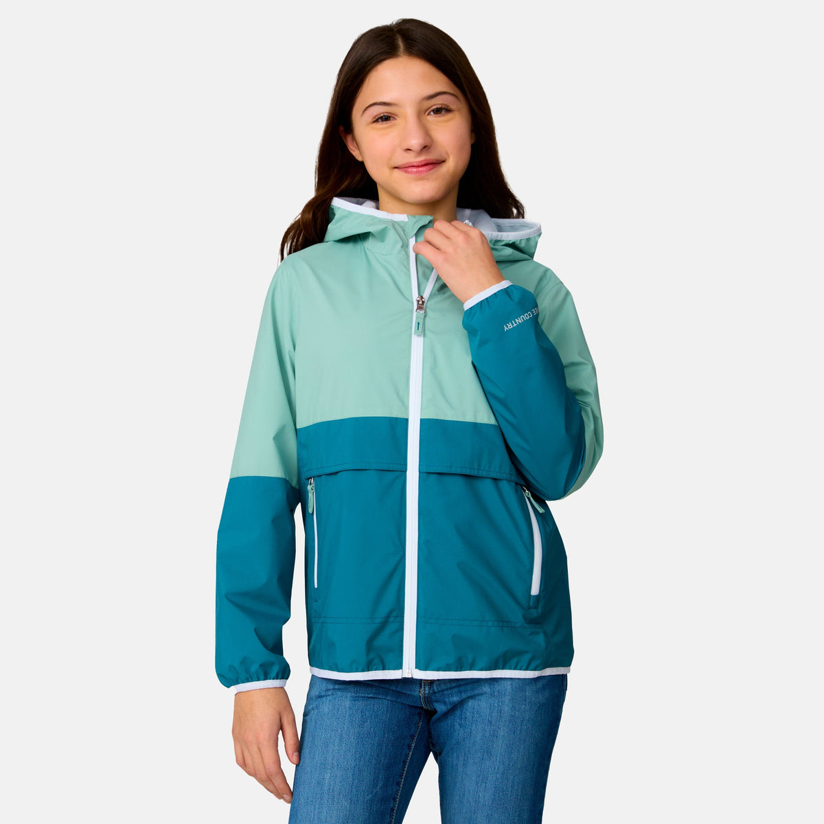 Girls' Easy Hiking Windshear Jacket