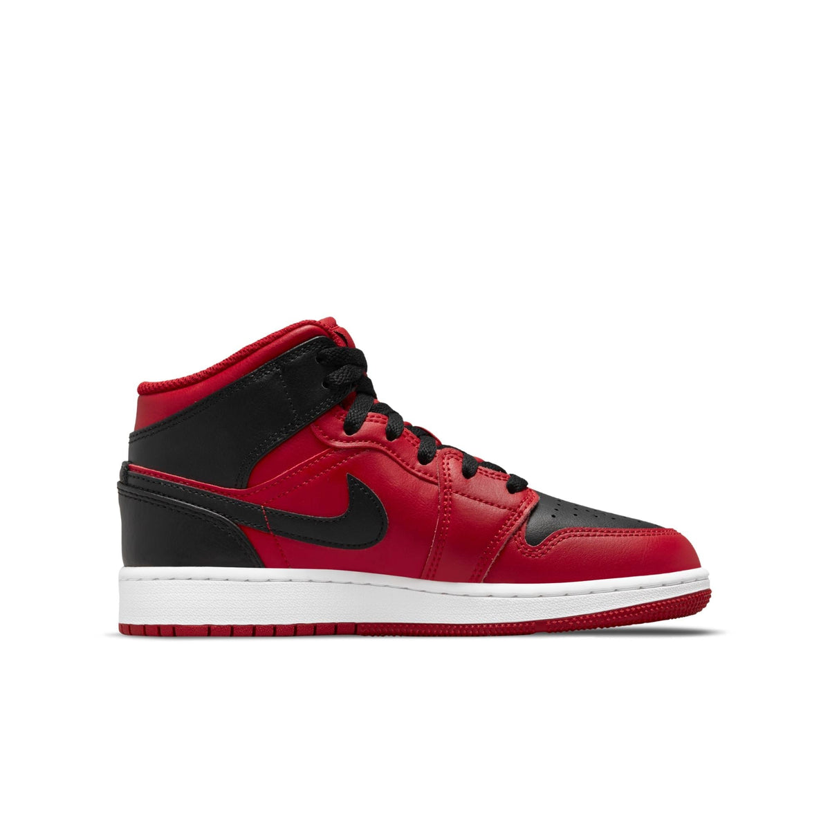 Air Jordan Grade School Retro 1 Mid 'Reverse Bred 2021' Gs Sneakers