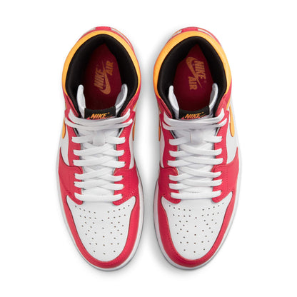 Air Jordan Men's Retro 1 High Og 'Light Fusion Red' Sneakers