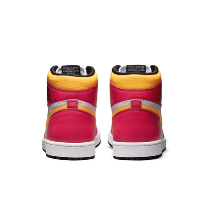 Air Jordan Men's Retro 1 High Og 'Light Fusion Red' Sneakers