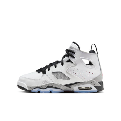 Air Jordan Grade School Flight Club 91 Gs 'White Metallic Silver' Sneakers