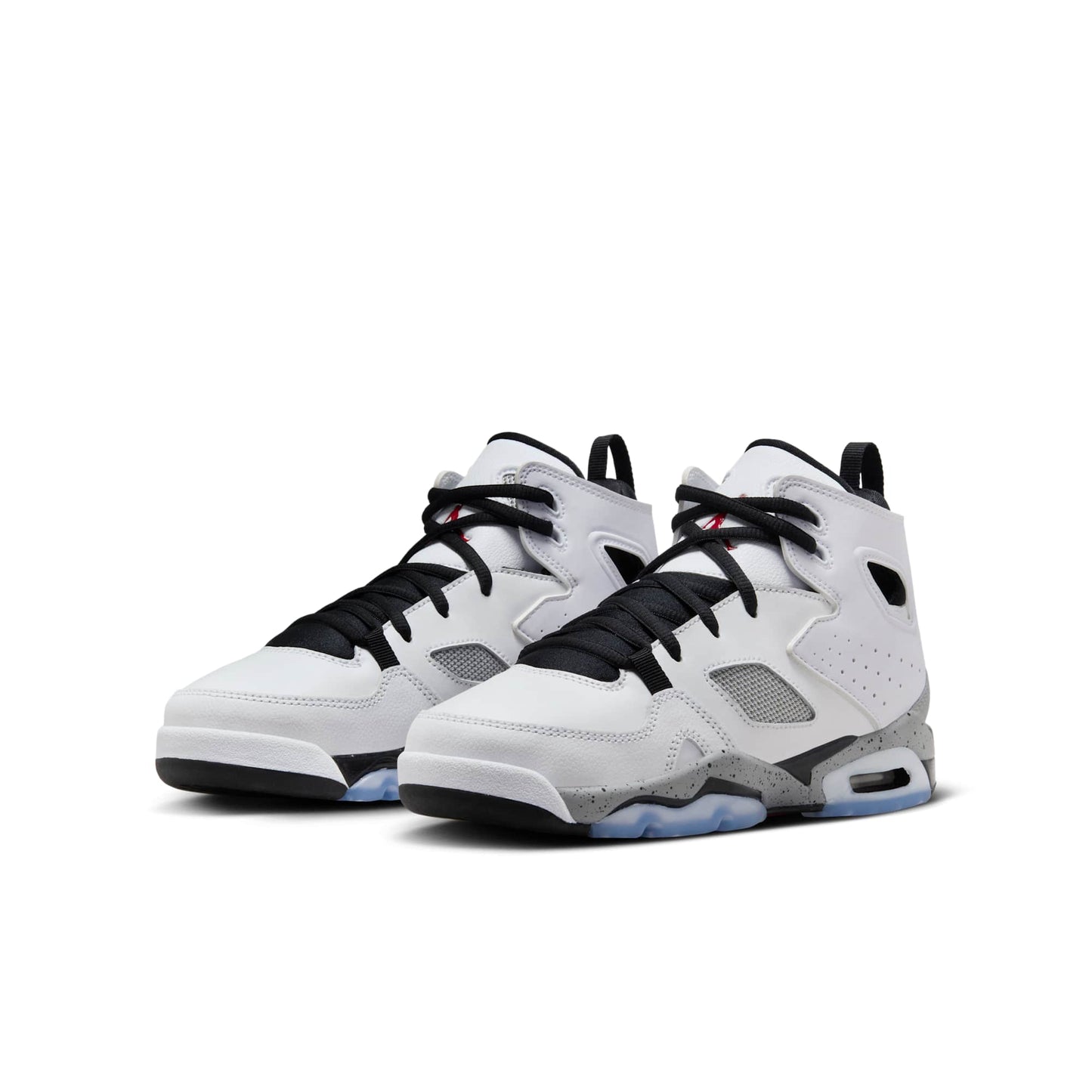 Air Jordan Grade School Flight Club 91 Gs 'White Metallic Silver' Sneakers