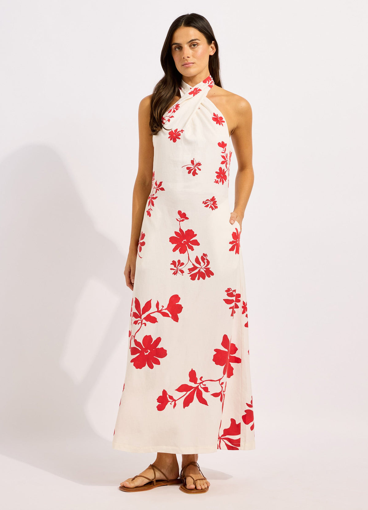 Mayflower Halter Maxi Dress