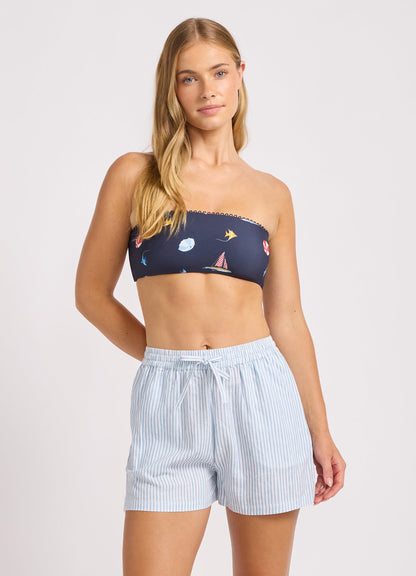 Beachedit Beach Club Drawstring Shorts