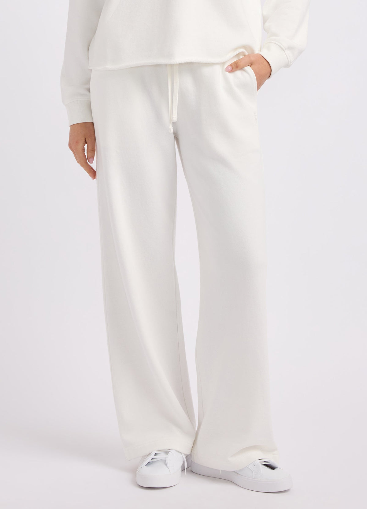 French Terry Wide Leg Pants