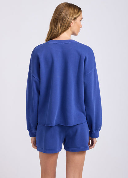 French Terry Puff Sleeve Sweatshirt