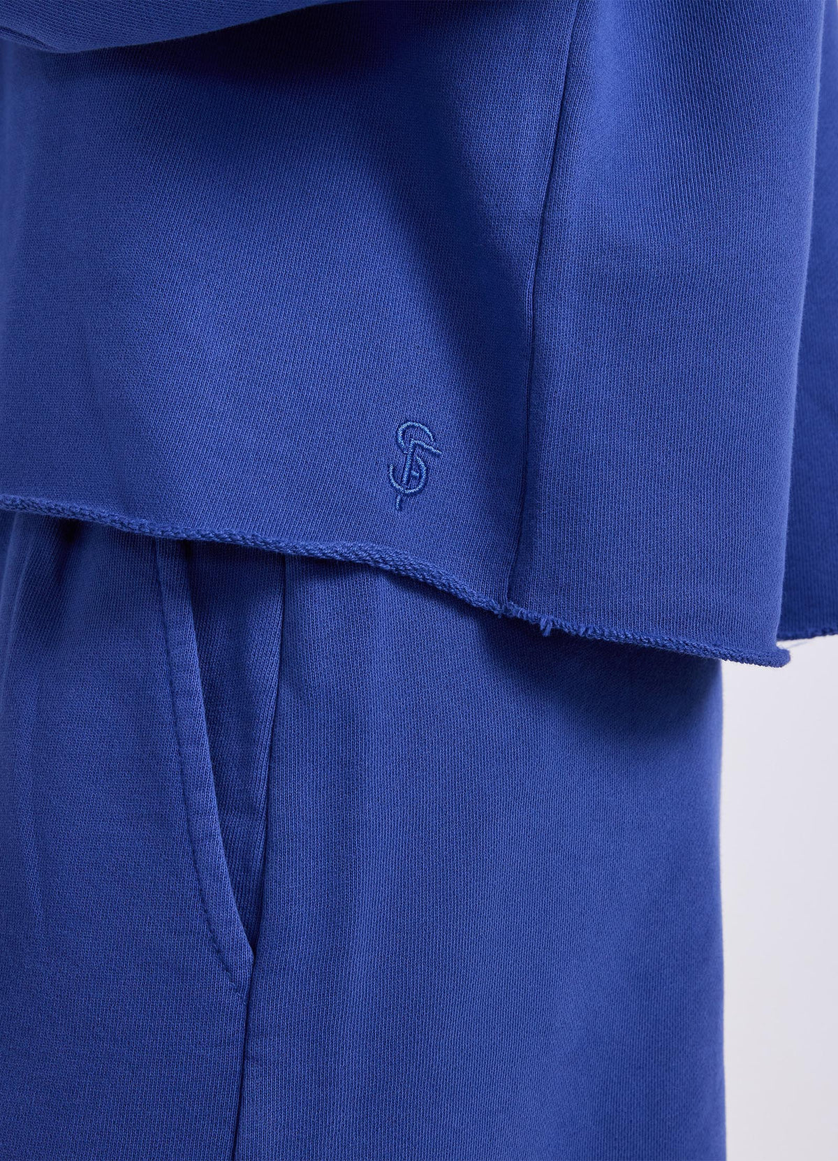 French Terry Puff Sleeve Sweatshirt