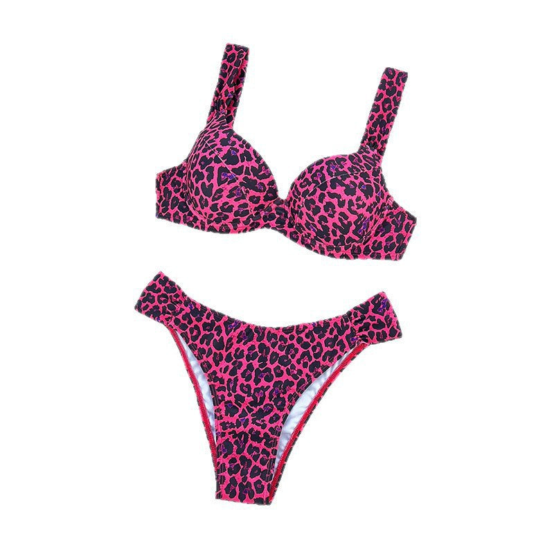 Two-Piece Swimwear for Women with Tie-Up Design Elegant Beach Swim Suit