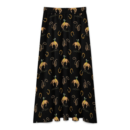Baha Ranch Rodeo Cowboy Midi Skirt