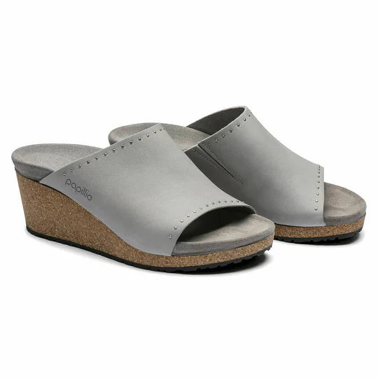 Birkenstock Namica Nubuck Leather Stone Coin Rivet