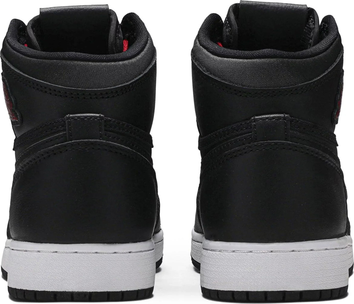 Air Jordan Grade School Retro 1 High Og 'Black Satin Gym Red Black' Gs Sneakers