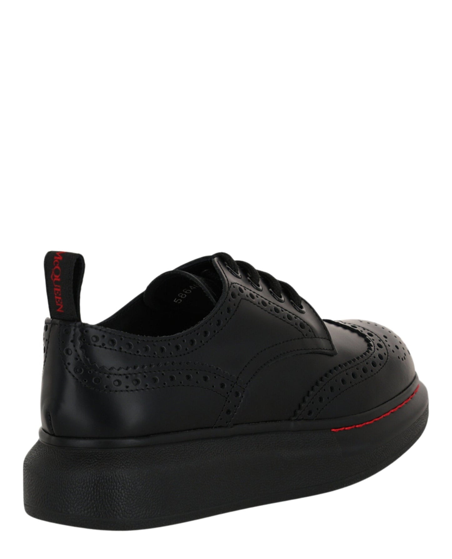 Alexander McQueen Women's Liquid Spaz Lace-Up Brogues