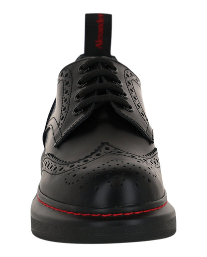 Alexander McQueen Women's Liquid Spaz Lace-Up Brogues