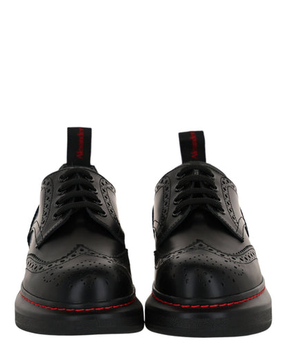 Alexander McQueen Women's Liquid Spaz Lace-Up Brogues