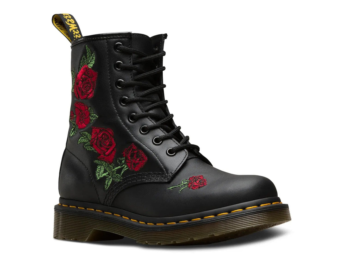 Dr. Martens 1460 Vonda Floral Leather Lace Up Boots