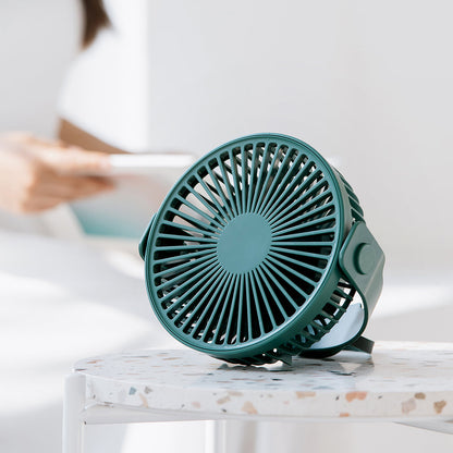 New F35 Mini Ceiling Fan Student Dormitory Mosquito Net Fan Desktop Portable Wall-Mounted Outdoor USB Small Fan Lamp