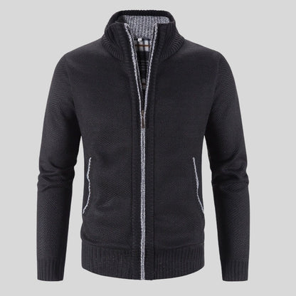Men's Stand Collar Zip Jacket