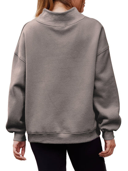✨Women's Half Turtleneck Fleece Casual Sweatshirt