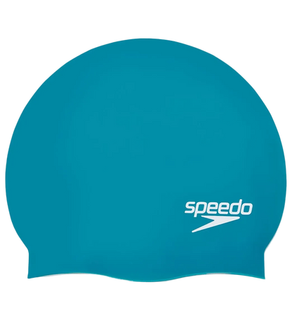 Speedo Silicone Elastomeric Adult Swim Cap - Ocean Depths
