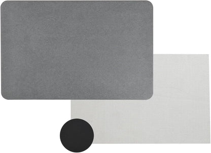 4 Colors! - 24'' x 15'' Diatomaceous Quick-Drying Stone Bath Mat