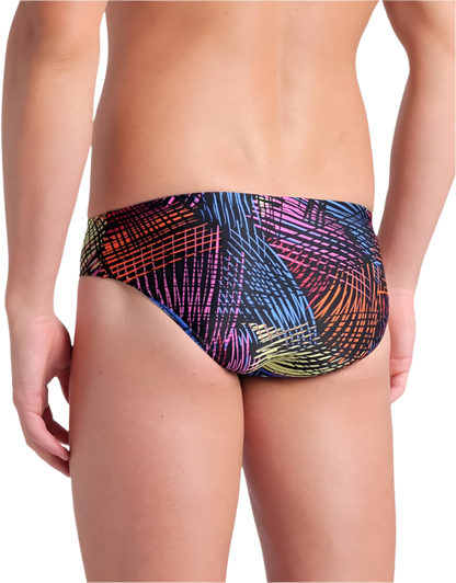 Arena Men's Energy Brief Swimsuit - Black Multi