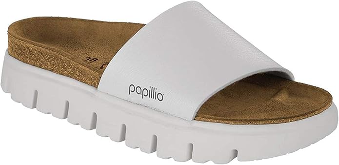 Birkenstock Unisex Cora Birko Flor Chunky White