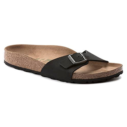 Birkenstock Unisex Madrid Bs Birko Flor Vegan Black