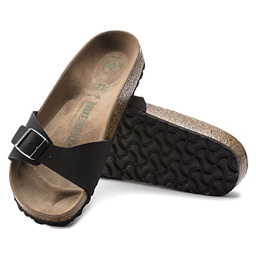 Birkenstock Unisex Madrid Bs Birko Flor Vegan Black