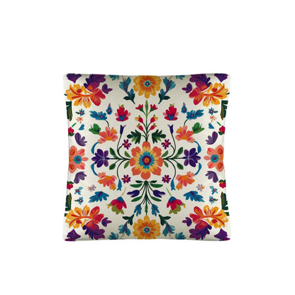 Colores de Mexico Floral Pillow Case Custom Pillow Case Made in America