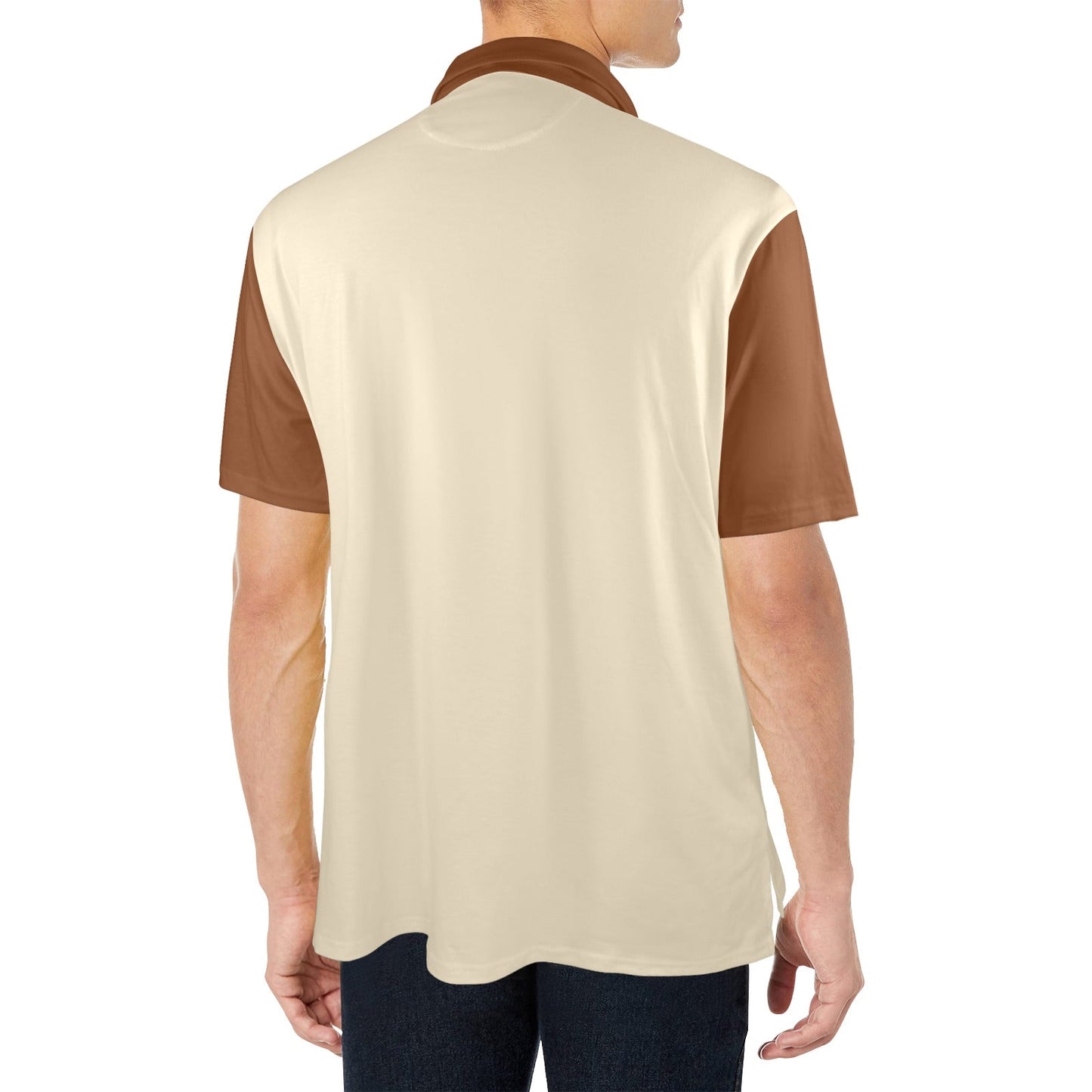 Baha Ranch Desert Cowboy Aztec Polo Shirt