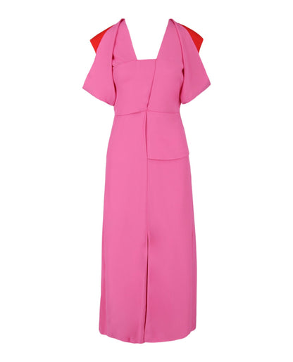 Bottega Veneta Jersey Draped Midi-Dress