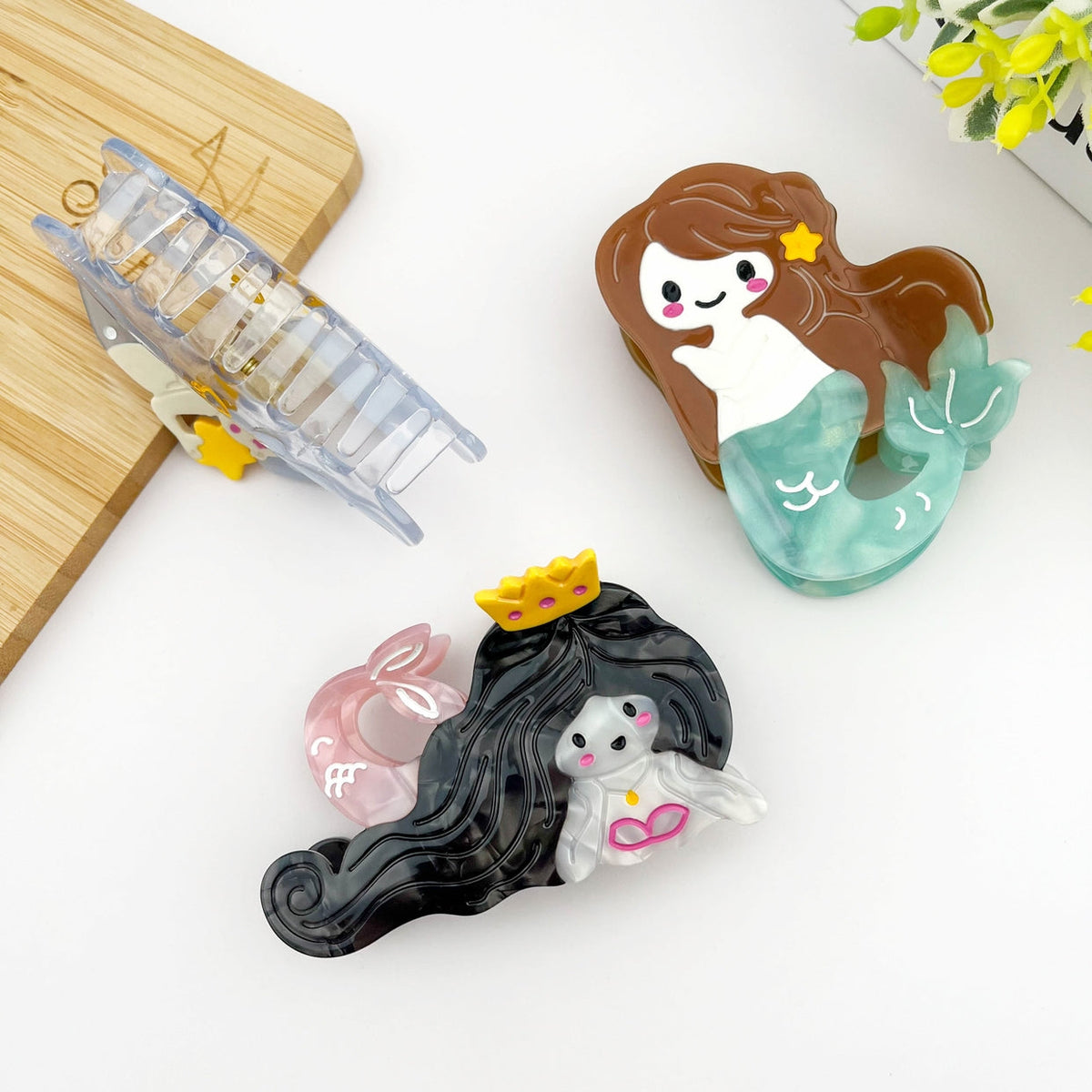 SSR Acetate Mermaid Hair Claw Clip
